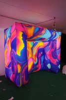 Cabine photo gonflable commerciale, tente cube DJ