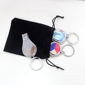 Kişiselleştirilmiş Özel Lüks Paslanmaz Çelik Taşınabilir Metal Anahtarlık Tırnak Kesici Anahtarlık Ucuz Şık Tırnak Makası - Product Image 6