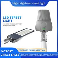 Lampadaire LED 50W IP65 Étanche en Aluminium Moulé Sous Pression OEM Économe en Énergie pour Projets de Parkings, Autoroutes et Trottoirs