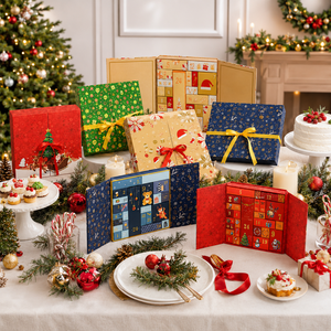 Wholesale Custom Logo Paper <b>Box</b> Eco‑Friendly <b>Christmas</b> Gift <b>Box</b> Rigid Magnetic Paper <b>Box</b> Holiday Festival <b>Present</b> Party Favor - Product Image 2
