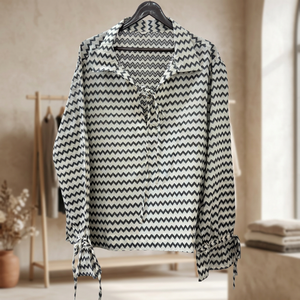 Chemise décontractée à manches longues pour homme, col rabattu, respirante, 100% coton Dobby, tenue d'été durable, tissée à la main - Product Image 6
