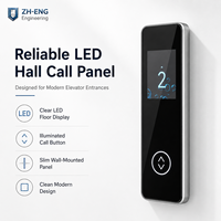 Panneau d'appel LED pour hall d'ascenseur, panneau de commande d'ascenseur (LOP) avec bouton-poussoir lumineux pour ascenseur de passagers