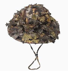 Masque facial extérieur unisexe réglable DF, motif feuille bionique 3D, pour la chasse en forêt, camouflage, couvre-chef - Product Image 1