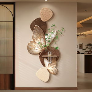 Style médiéval papillon hall d'entrée Art décor à la maison peinture atmosphère simplicité fond mur LED décor peinture - Product Image 2