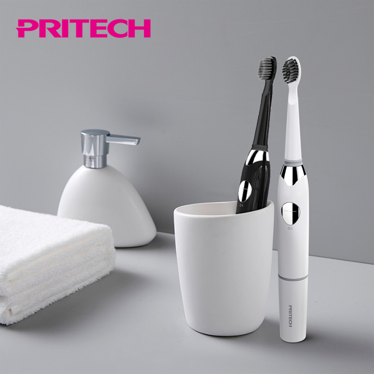 PRITECH Odm estándar acústica vibración ultrasónica tecnología Sonic cepillo de dientes eléctrico