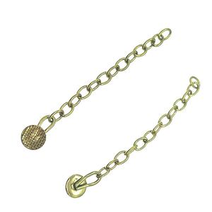 MRDEN OEM Dental <span class=keywords><strong>Quirúrgico</strong></span> Acero Inoxidable Oro/Plata Lingual <span class=keywords><strong>Botón</strong></span> con Cadena para <span class=keywords><strong>Ortodoncia</strong></span> Oral Accesorio Materiales - Product Image 1