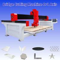 Machine de découpe de pierre CNC à 5 axes de type pont pour granit, avec routeur, de bonne qualité et à bon prix, fournisseur chinois