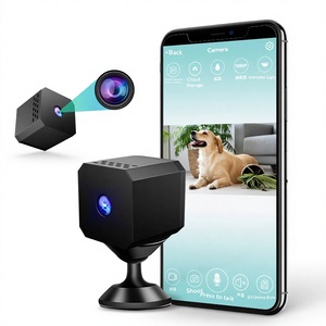 Câmera de Segurança WiFi Pequena para Casa, HD, Visão Noturna, Sem Fio, Modelo F1, Armazenamento em Cartão TF, Abaixo de 1MP - Product Image 1
