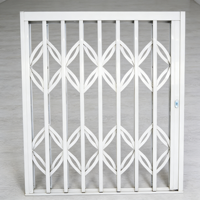 Rejillas Antirrobo Posmodernas para Ventanas, Ventanas Corredizas de Aleación de Aluminio, Cerradura de Acero Inoxidable, Resistentes y Duraderas para Almacenes