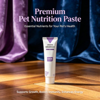 Pâte nutritionnelle pour animaux de compagnie enrichie en oméga-3, multivitamines et minéraux, à base d'ingrédients naturels - Santé intestinale, stimulant d'appétit, supplément énergétique