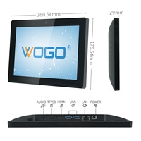 Pantalla Táctil de Señalización de 10.1'' con PoE, 2GB, 16GB, Android 11, Pantalla Publicitaria Comercial, PC Android Todo en Uno, Tableta de Pared