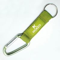 Porte-clés mousqueton en D avec cordon tressé, porte-clés sportif personnalisé pour événements promotionnels et cadeaux