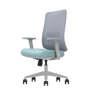Sillón reclinable giratorio ejecutivo de malla de nailon moderno a estrenar, silla de oficina ergonómica, reposabrazos ajustables, 4 elevadores de gas con bloqueo e inclinación - Product Image 2
