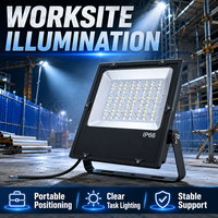 Projecteur LED extérieur haute luminosité 180LM/W 30W/50W/80W/100W/150W/200W IP66 pour stade, parking, projecteur à cellule photoélectrique