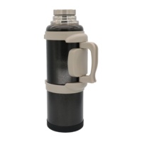Bouteille d'eau de voyage en acier inoxydable 304 à large ouverture de 40 oz, grande capacité, double paroi isolée sous vide, thermos de voyage, bouilloire de voyage