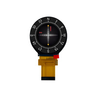 Module LCD rond de 2,1 pouces 480x480, interface RGB 40 broches, écran LCD TFT IPS pour simulateur de vol avec carte de commande