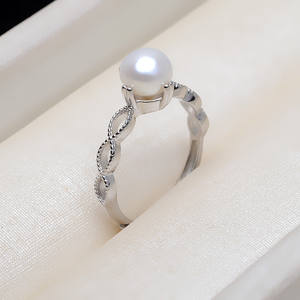 Anneau en argent S925 fait à la main, style européen-américain, cache-cernes, accessoires en perles DIY, support vide pour perles de 6 mm, outils et équipements de bijouterie - Product Image 3