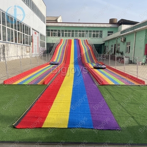 Manèges de parc d'attractions extérieur amusants : Toboggan <span class=keywords><strong>arc</strong></span>-<span class=keywords><strong>en</strong></span>-<span class=keywords><strong>ciel</strong></span> mobile pas cher pour tous les âges <span class=keywords><strong>en</strong></span> promotion - Product Image 3