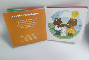 Livre <span class=keywords><strong>audio</strong></span> de comptines espagnoles personnalisé pour les tout-petits musique tactile-papier à couverture rigide amélioré impression offset - Product Image 5