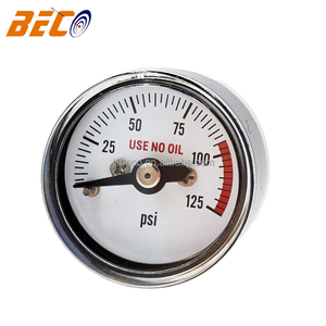 Manómetro Beco Y25 de 1 pulgada <span class=keywords><strong>para</strong></span> <span class=keywords><strong>bomba</strong></span> de bicicleta con precisión del 2.5% 0-8bar/9bar - Product Image 2