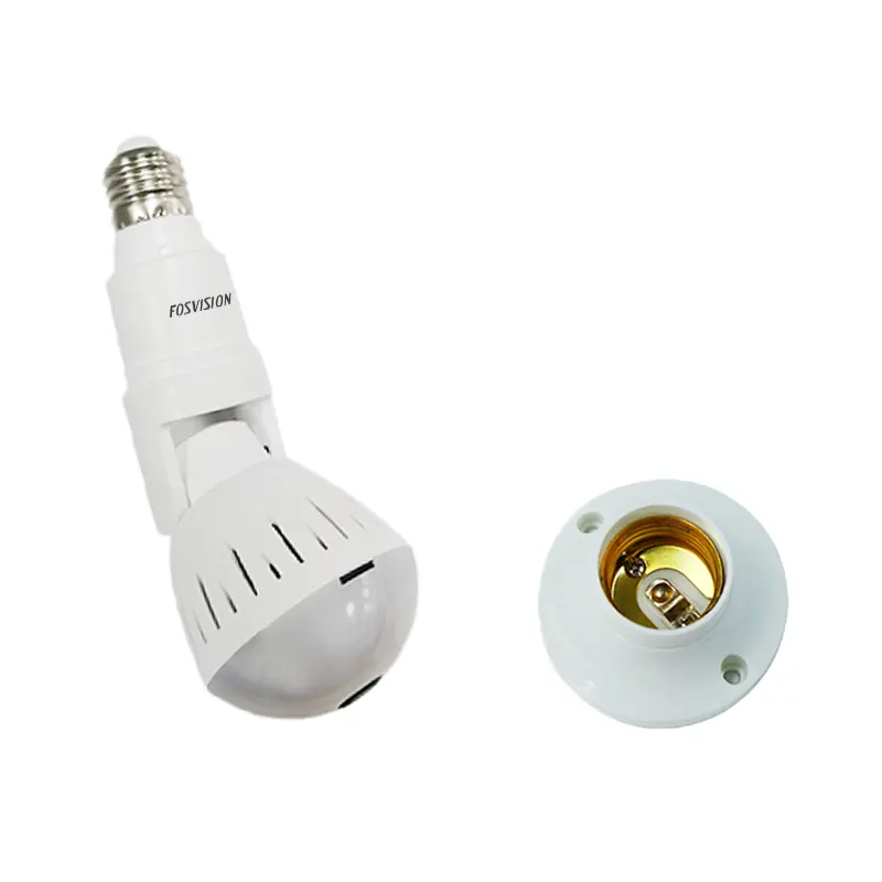 Hot Selling V380 Pro 1080P HD 360 Degree Wide Angle IP Wifi Light Bulb Camera Fisheye Wireless WIFI Bulb panoramic Camera