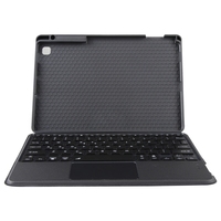 Casing Keyboard Kulit Nirkabel dengan Lampu Latar Belakang Pivot T610B-AS dan Tempat Pena Atas untuk Samsung Galaxy Tab S6 Lite 10.4 P610/615