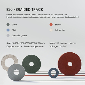 Ý thiết kế Minimalism DC24V <span class=keywords><strong>LED</strong></span> theo dõi ánh sáng cho phòng khách nhà hàng quán cà phê phòng Bar <span class=keywords><strong>LED</strong></span> linh hoạt dệt Vành Đai theo dõi đèn - Product Image 3