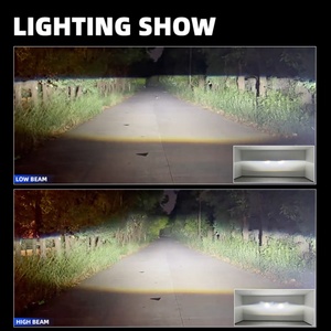 โปรเจคเตอร์ไฟหน้าแบบ Bi-LED รุ่น S18 Lossless กำลังไฟ 74w พร้อมเลนส์แบบ Dual Reflector ขนาด 3.0 นิ้ว อุปกรณ์ตกแต่งรถยนต์ - Product Image 5