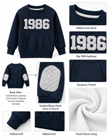 Sweat-shirt polaire tendance pour enfants automne-hiver 2026, pull épais et chaud à col rond, décontracté pour garçons et filles, vêtements OEM ODM