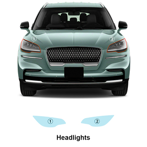 Película de faro delantero de coche para <span class=keywords><strong>Lincoln</strong></span> Aviator 2022 2023 Tpu película protectora transparente tiras de faro Exterior pegatina de coche - Product Image 1