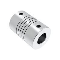 Coupleur Flexible en Aluminium, connecteur de 5x8mm à 8mm, moteur cannelure, accouplement d'arbre Flexible