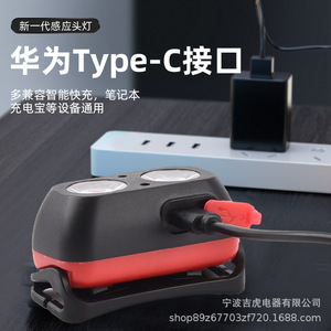 Rechargeable Headlamp Led Light For Fishing Night Use With High Intensity Ultra Bright Battery Life <b>Clip</b> On Hat Light - Product Image 4