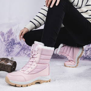 Stivali da neve Casual impermeabili da <span class=keywords><strong>donna</strong></span> di nuova moda all'aperto stivali da neve caldi da <span class=keywords><strong>donna</strong></span> in peluche da corsa scarpe sportive - Product Image 6