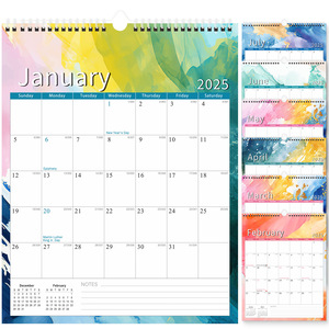 <span class=keywords><strong>Calendrier</strong></span> de bureau de bureau anglais almanach durable de 25 ans <span class=keywords><strong>Calendrier</strong></span> mural de vacances multi-pays de 18 mois <span class=keywords><strong>Calendrier</strong></span> promotionnel - Product Image 2