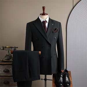 <span class=keywords><strong>Blazer</strong></span> <span class=keywords><strong>Blazer</strong></span> 2 pezzi doppiopetto a scelta di qualità per uomini taglie forti set da uomo - Product Image 2