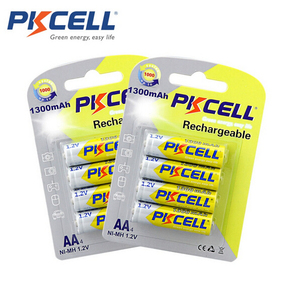 Bán buôn PKCELL Bán Chạy nhất 1.2V Ni-MH AA 1300mAh có thể sạc lại pin cho đồ chơi đèn pin - Product Image 4