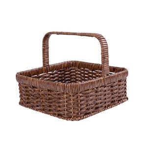 Bolsos rústicos de ratán tejidos a mano, estilo montañero, platos para verduras y setas, y vajilla para restaurantes de hot pot. - Product Image 5