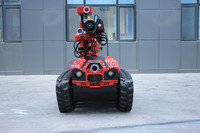 Robot de lutte contre les incendies télécommandé, anti-explosion, canon à eau 80L/s, étanche IP67, portée 1000M, charge utile 80kg, RXR-MC80BD