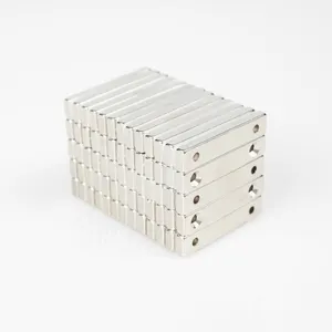 Super Strong 20x3 NdFeB Rectangular Countersunk Square Magnet Permanent Magnetic For Audio Equipment