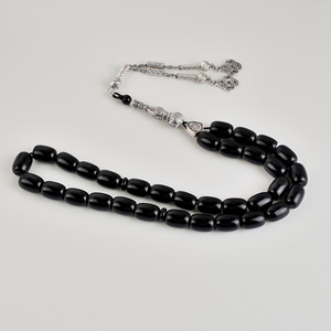 YS305 Hồi Giáo Bán Buôn Thổ Nhĩ Kỳ Tesbih Tasbeeh Quà Tặng Mân Côi Phụ Kiện Minaret 10 Mét Đen Muslim Cầu Nguyện Hạt Tasbih - Product Image 2