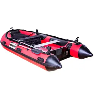 充气摩托艇4人充气艇工厂销售豪华聚氯乙烯定制放松3年冲浪湖泊和河流4 p