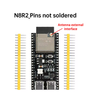 Carte de développement WiFi ESP32-S3-DevKitC-1, carte mère N16R8 double Type-C avec antenne intégrée ESP32 S3