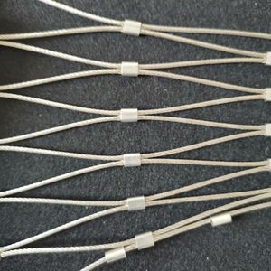 Nhà Sản Xuất 304 316 316L Thép Không Gỉ Linh Hoạt Wire Rope Lưới Dệt Zoo Lưới Với Tùy Chỉnh Cắt Dịch Vụ Cho Bảo Vệ - Product Image 5