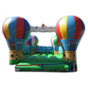 Vente chaude <span class=keywords><strong>ballon</strong></span> à air chaud gonflable château sautant pour le cavalier de fête - Product Image 1
