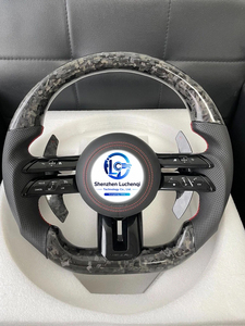 Volant en carbone véritable à 4 branches, poignée de 40 mm compatible Mercedes <span class=keywords><strong>C</strong></span> E G CLA <span class=keywords><strong>AMG</strong></span>, installation facile sans modification - Product Image 6