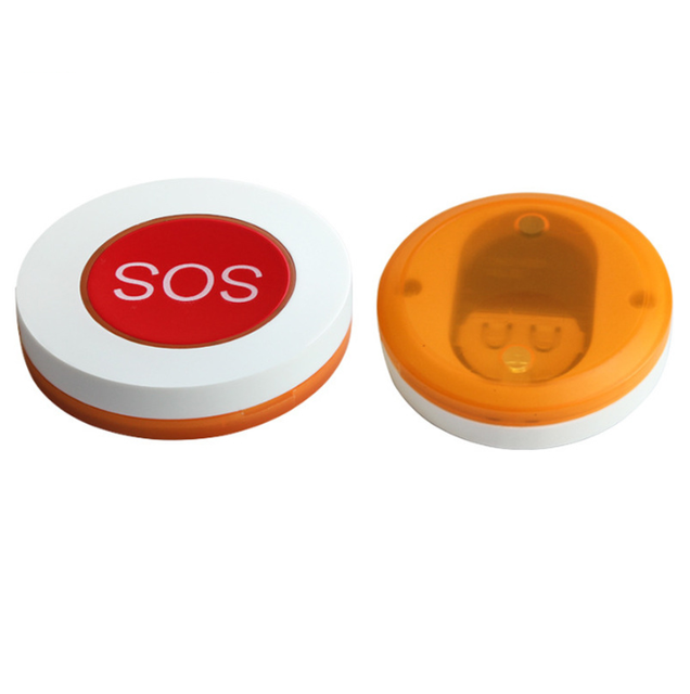 Wireless RF SOS Emergency Remote Button EV1527 Learning Code One Key Calling Alarm Button Manufacturer