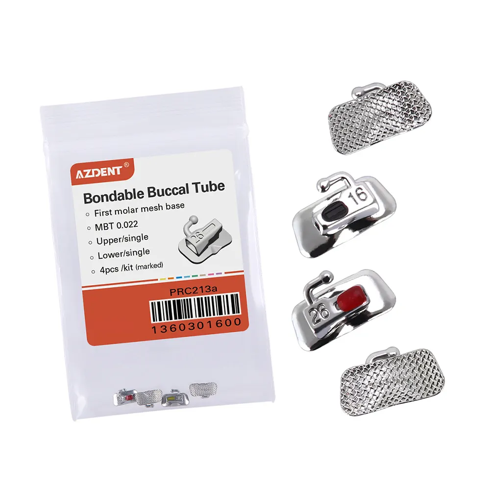 AZDENT Dental Orthodontic Bondable 1st Molar MBT Buccal Tubes