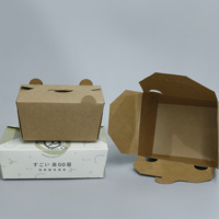 Taille personnalisée conteneur à emporter poulet frit emballage rapide livraison de nourriture à emporter boîte de papier pour restaurant