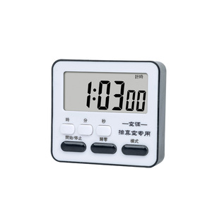 Temporizador digital portátil de 24 horas, cuadrado, para cocina y estudio, con control manual, para estudiantes y cocina. - Product Image 3