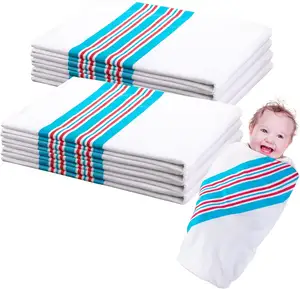 Coperta per bambini a buon mercato all'ingrosso in cotone lavorato a maglia coperta di flanella di cotone per coperte per bambini